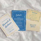 La Dolce Vita Lemon Bridal Shower 招待状