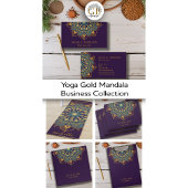 Gold Mandala Yoga Mat ヨガマット