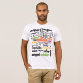 College Education Word Cloud patterns Tシャツ (正面フル)