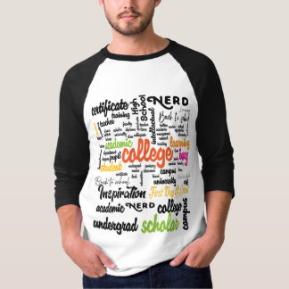College Education Word Cloud patterns Tシャツ