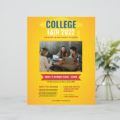College Fair Flyer Template Template (スタンド正面)