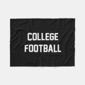 College Football Fleece Blanket フリースブランケット (正面(横))