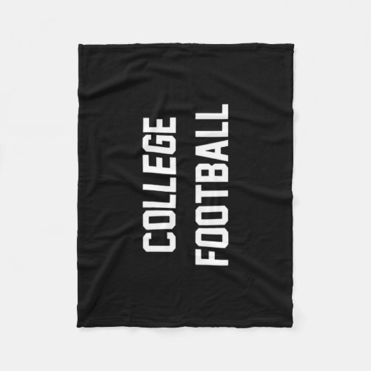 College Football Fleece Blanket フリースブランケット (正面)