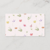 College Fund Qr Code Graduation Pink Bow エンクロージャーカード (裏面)