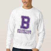 College Letter Braids Custom Graphic Sweatshirt スウェットシャツ (正面)