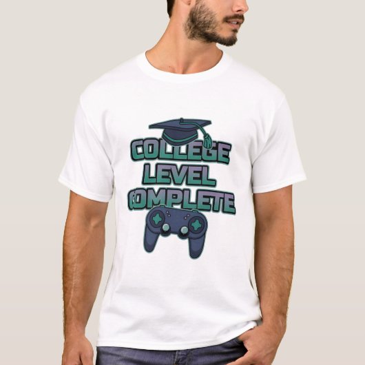 College Level Complete 2026年卒ゲーマー Tシャツ (正面)