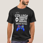 College Level Complete Flawless Victory Funny Grad Tシャツ (正面)