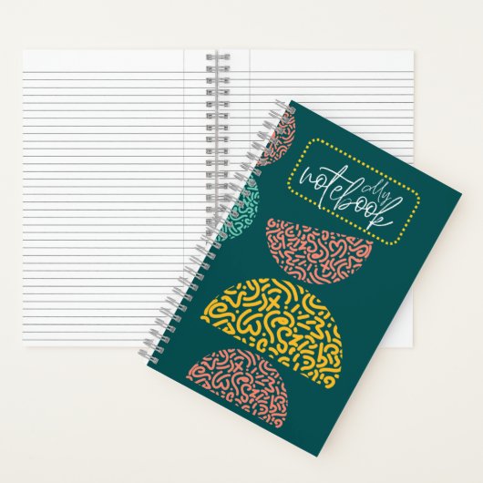 College ruled Hard Cover notebook  ノートブック (内側)