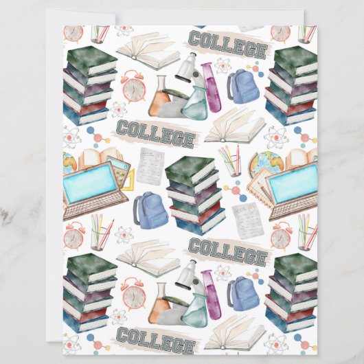 College Scrapbook Paper (正面)