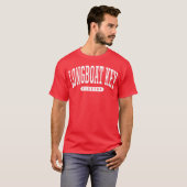 College Style ロングボートキー フロリダ娘 Tシャツ (正面フル)
