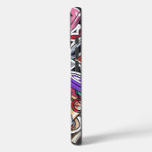 College Vibes Cartoon Collage – Fun & Trendy  Case-Mate iPhoneケース (裏面 / 左)