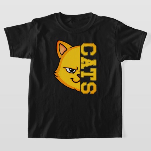Collegiate Grumpy Cat – Bold Streetwear EdiT-Shirt Tシャツ (レイダウン)