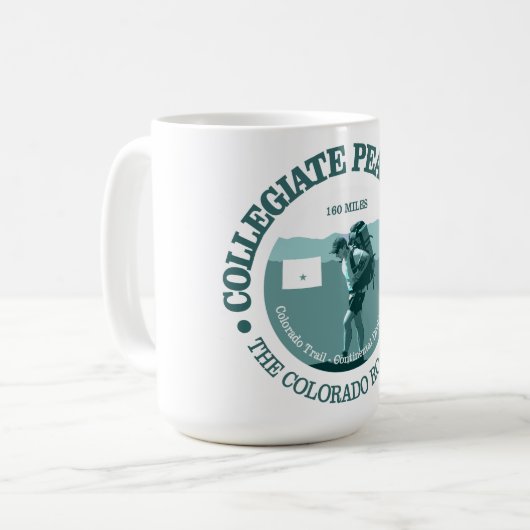 Collegiate Peaks Loop(T) コーヒーマグカップ (正面左)