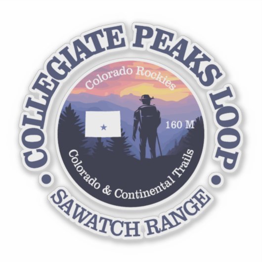 Collegiate Peaks (rd2) シール (正面)