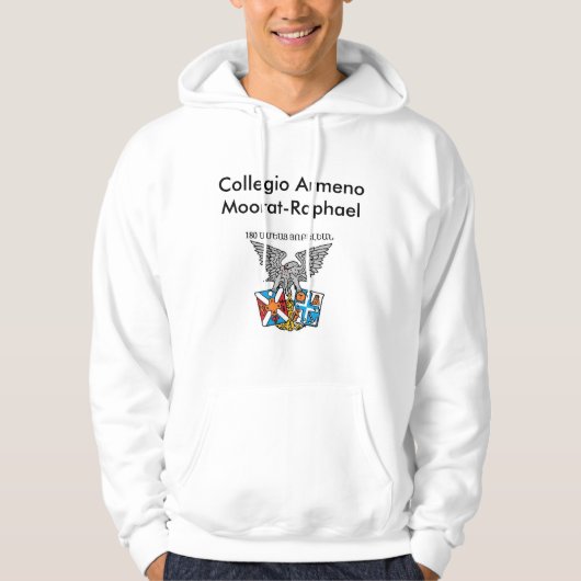 Collegio Armeno Moorat Raphaelの人のフード付きスウェットシャツ パーカ (正面)