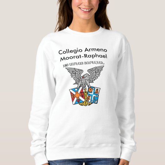 Collegio Armeno Moorat Raphaelの女性のスエットシャツ スウェットシャツ (正面)