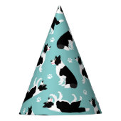 Collie縁どとPaw Print パーティーハット (正面)
