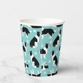 Collie縁どとPaw Print 紙コップ (右)