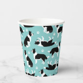 Collie縁どとPaw Print 紙コップ (正面)