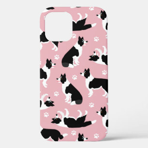 Collie縁ど and Paw Print Case-Mate iPhoneケース iPhone 12 Proケース