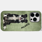 Collie縁ど Caseグランジ-Mate iPhoneケース Case-Mate iPhoneケース (裏面 (横))