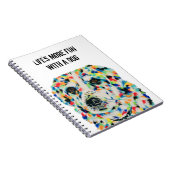 Collie 縁ど Mix Dog Notebook 6.5インチx 8.75インチ ノートブック (右側)