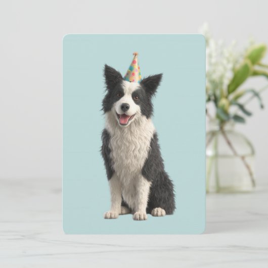 Collie Birthday Party 招待状 (スタンド正面)