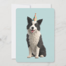 Collie Birthday Party 招待状