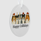 Collie Christmas Ornament  オーナメント (正面)