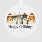 Collie Christmas Ornament  オーナメント (正面)