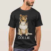 Collie Crazy Dog Tシャツ (正面)