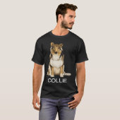 Collie Crazy Dog Tシャツ (正面フル)