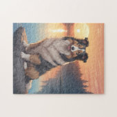 Collie dog ジグソーパズル (横)