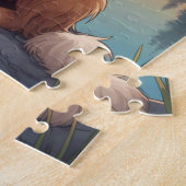 Collie dog ジグソーパズル (側面)