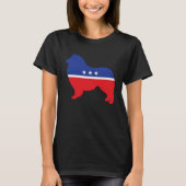 Collie Dog  Political Symbol Election Mascot Tシャツ (正面)