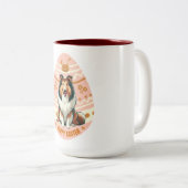 Collie Egg ツートーンマグカップ (正面右)