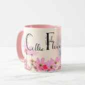 Collie Flower Girl マグカップ (正面左)