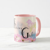 Collie Flower Girl マグカップ (正面右)