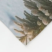 Collie Holiday  フリースブランケット (角)