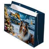 Collie Holiday  ラージペーパーバッグ (正面アングル)