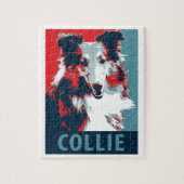 Collie Hope Parody Poster ジグソーパズル (縦)