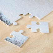 Collie in Mountains (Rough) 絵画's - Dog Art ジグソーパズル (側面)