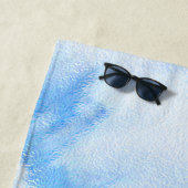 Collie in Mountains (Rough) 絵画's - Dog Art ビーチタオル (インサイチュ)