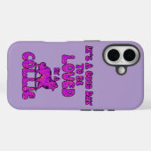 Collie iPhoneケース Case-Mate iPhoneケース (裏面 (横))