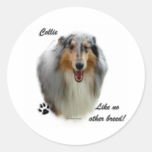 Collie Like No Other Breed – ステッカー (正面)