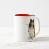 Collie Love ツートーンマグカップ (正面右)