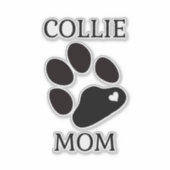 Collie Mom シール (正面)