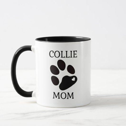 Collie Mom マグカップ (左)