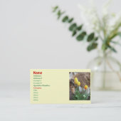 Collie n' Tulips名刺 名刺 (スタンド正面)