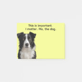 Collie or Your Dog Photo—Stocking Stuffer Cute ポストイット (正面)